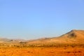 Picturesqe landscape in the desert of Morocco