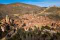 Aerial view of Albarracin Royalty Free Stock Photo