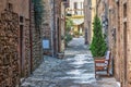 Picturesque alley in Montecatini Alto