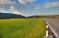 Picturesque alpine field