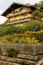 Picturesque alpine house. Berchtesgaden.Germany