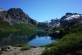 Picturesque alpine lake, Laguna Jakob or Jakob lagoon in Nahuel Huapi National Park, Nature of Patagonia, Argentina
