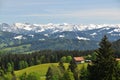 Picturesque alpine landscape in springtime Royalty Free Stock Photo