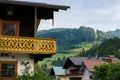 Picturesque alpine mountain town Muhlbach am Hochkonig.