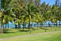 Picturesque area of La Pointe aux Canonniers in Mauritius Repu