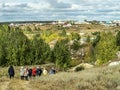 picturesque autumn landscape in the southern Urals