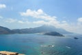 Picturesque Bay of Balos in Crete, Greece. View from the sea side Royalty Free Stock Photo