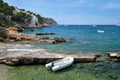 Picturesque beach of Andratx in Mallorca, Spain