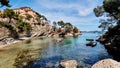 Picturesque beach Calo de ses Llises, Calvia Royalty Free Stock Photo