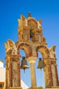 Church of Agios Nikolaos belfry Pyrgos Kallistis Santorini Greece