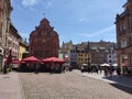 The picturesque building of Mulhouse town hall.