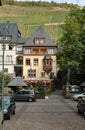 Picturesque buildings in Mosel wine region of Germany