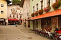 Picturesque buildings in the old town. Berchtesgaden.Germany