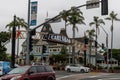 Picturesque Carlsbad Village vista on a rainy winter day