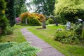 Picturesque cemetery of Hamburg Ohlsdorf