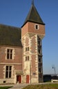 Picturesque city of Gien in Loiret