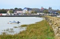 Picturesque city of Le Crotoy in Somme