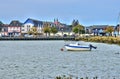 Picturesque city of Le Crotoy in Somme