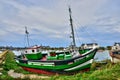 Picturesque city of Le Crotoy in Somme