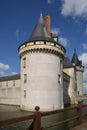 Picturesque city of Sully sur Loire in Loiret