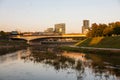 Picturesque cityscape of Vilnius city center, Lithuania