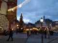 The picturesque Coburg, Germany, at Christmas Royalty Free Stock Photo