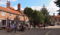 College Street in the centre of York, Great Britain