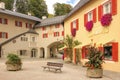 Picturesque corner in the old town. Berchtesgaden.Germany