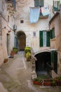 Old town. Matera. Basilicata. Apulia or Puglia. Italy