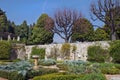 Picturesque corner in the Park Ramat Hanadiv, Israel Royalty Free Stock Photo