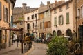 Picturesque corner in village. Carcassonne. France