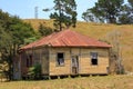 Old abandoned wooden farmhouse. Coromandel region, New Zealand Royalty Free Stock Photo