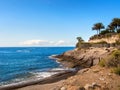 Picturesque El Duque beach in Costa Adeje