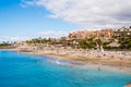 Picturesque El Duque beach in Tenerife Royalty Free Stock Photo