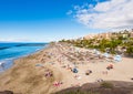 Picturesque El Duque beach in Tenerife