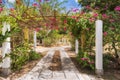 Picturesque entrance to the garden located near Ocu in Panama