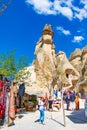 Picturesque Fairy Chimneys tourist attraction Cappadocia Turkey Royalty Free Stock Photo