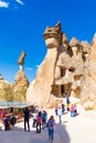 Picturesque Fairy Chimneys tourist attraction Cappadocia Turkey Royalty Free Stock Photo