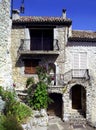 Charming Stone Village House in Southern France Royalty Free Stock Photo