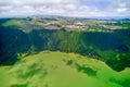 Picturesque Furnas Lake on the Azorean island of Sao Miguel