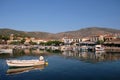 Picturesque Galaxidi, Greece, View Across Inner Harbour Royalty Free Stock Photo
