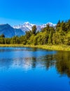 The picturesque glacial lake Royalty Free Stock Photo