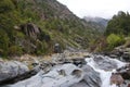 Picturesque gorge Dugoba in Kyrgyzstan