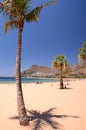 Picturesque gorgeous view on Teresitas beach on Tenerife island Royalty Free Stock Photo