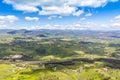 Picturesque green hilly valley near Enna city, Sicily, Italy