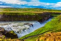 Picturesque Gullfoss on the Hvitau River Royalty Free Stock Photo