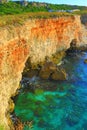 Picturesque high cliffs Kamen Bryag Bulgaria Royalty Free Stock Photo