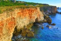Picturesque high cliffs Kamen Bryag Bulgaria Royalty Free Stock Photo