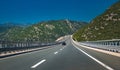 Picturesque highway in Croatia - autocesta A