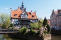 Picturesque house in Gdansk, Poland Royalty Free Stock Photo